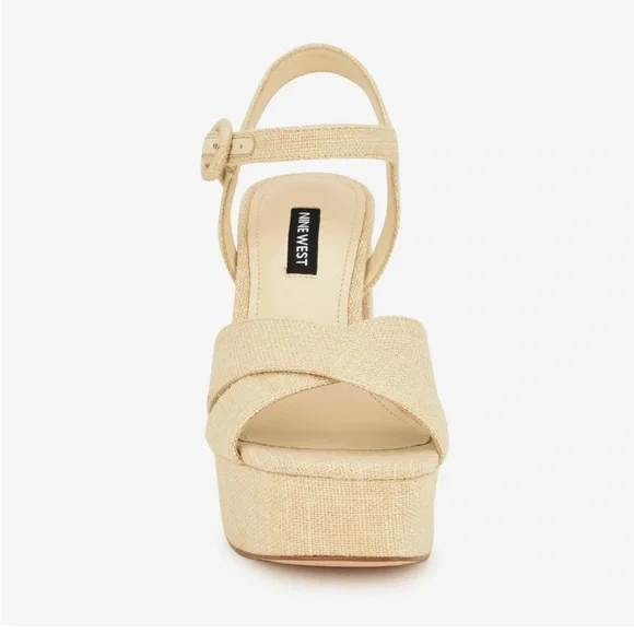 Nine West Cream Platform Heels - Picture 4 of 5